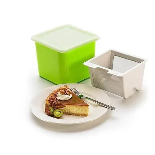 Cuisipro Yogurt Cheese Maker, White | Converts 3 cups yogurt into 1 cup cheese in 24h thumbnail 5
