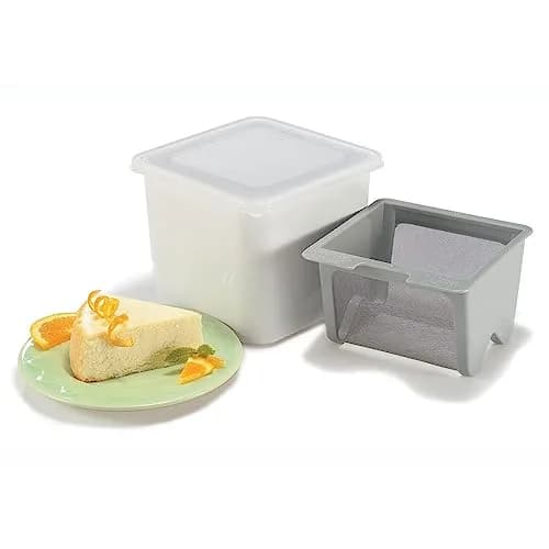 Cuisipro Yogurt Cheese Maker, White | Converts 3 cups yogurt into 1 cup cheese in 24h thumbnail 7