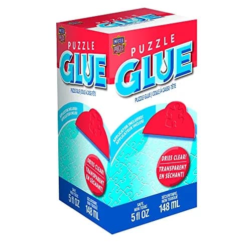 MasterPieces Clear 5 oz Bonding Adhesive with Applicator | Preserves Puzzles & Crafts thumbnail 1