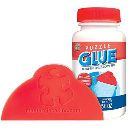 MasterPieces Clear 5 oz Bonding Adhesive with Applicator | Preserves Puzzles & Crafts thumbnail 3