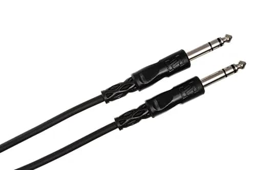 Hosa CSS-110 Balanced 1/4" TRS to 1/4" TRS Interconnect Cable, 3.05 m (10 Feet) Pack of 2 | Professional Audio Signal Transfer thumbnail 2