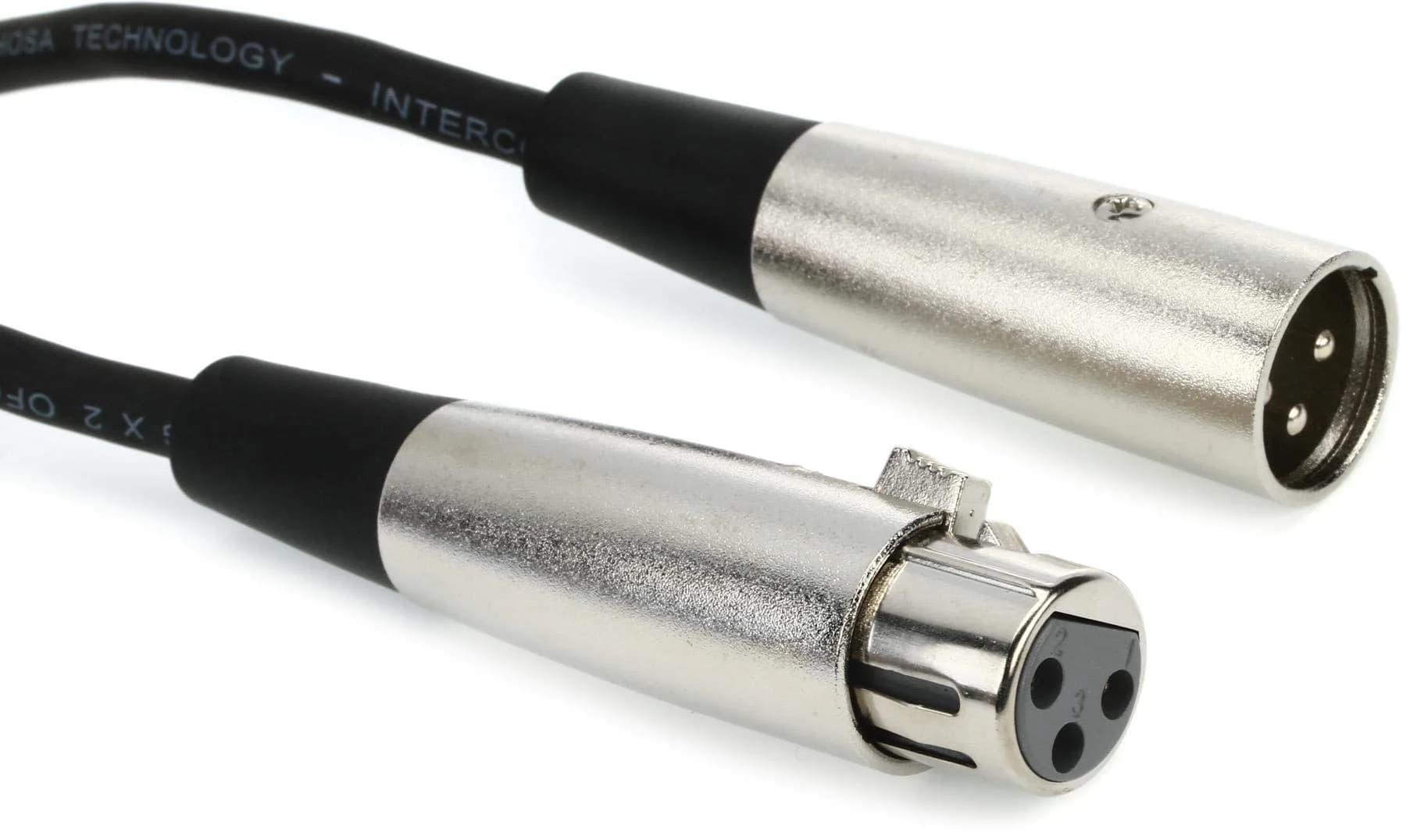 Hosa XLR-105 Balanced Interconnect XLR Cable - 5 Foot (1.52 m) | Professional Audio Cable for Microphones — Black