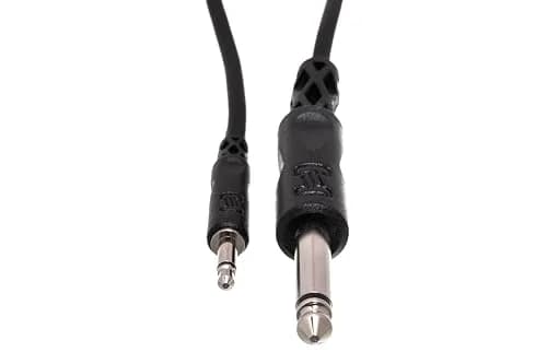 Hosa CMP-303 Interconnect Cable 3.5mm TS Male to 1/4-inch TS Male 3ft | High-Quality Audio Connection thumbnail 3