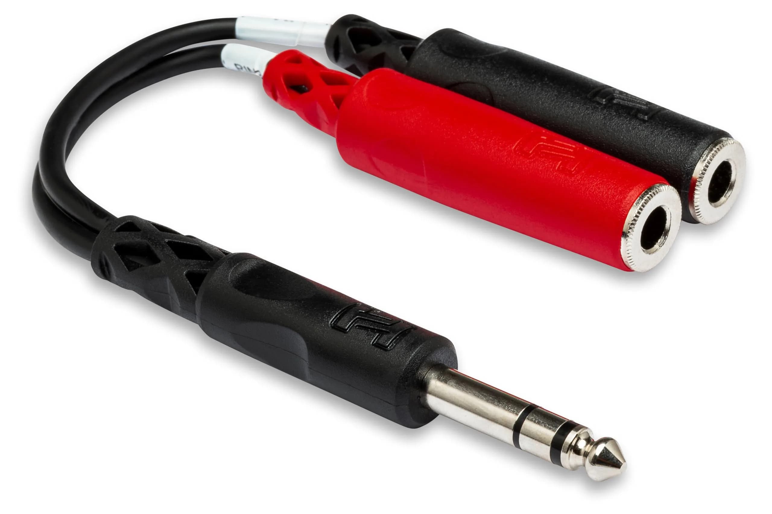 Hosa YPP-117 1/4 Inch TRS to Dual 1/4 Inch TSF Stereo Breakout Cable, 6 Inches | Heavy-Duty, Compact Audio Splitter