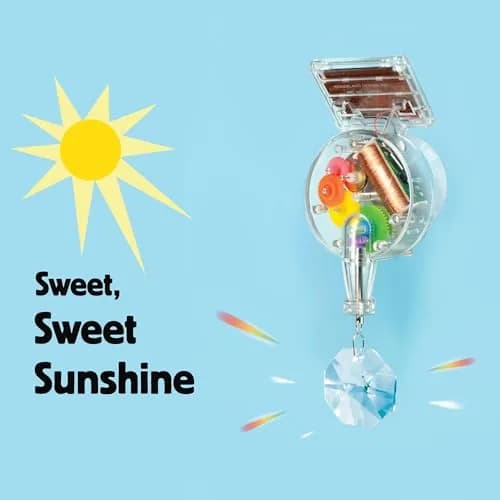 Kikkerland Solar Powered Rainbow Maker Hanging Ornament | Creates Rainbows Indoors thumbnail 4