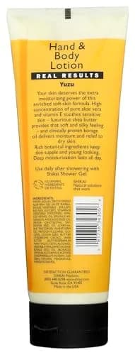 ShiKai Hand & Body Lotion (Yuzu, 8oz) | Daily Moisturizing Skincare for Dry & Cracked Hands | Aloe Vera & Vitamin E thumbnail 2