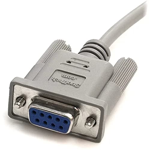 StarTech.com 10' RS232 Serial Null Modem Cable - Null modem cable - DB-9 (F) to DB-9 (F) - 10 ft thumbnail 4
