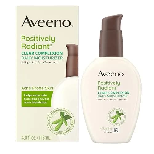 Aveeno Positively Radiant Clear Complexion Face Moisturizer 120ml (4 Fl Oz) | Acne Lotion for Oily & Sensitive Skin thumbnail 7