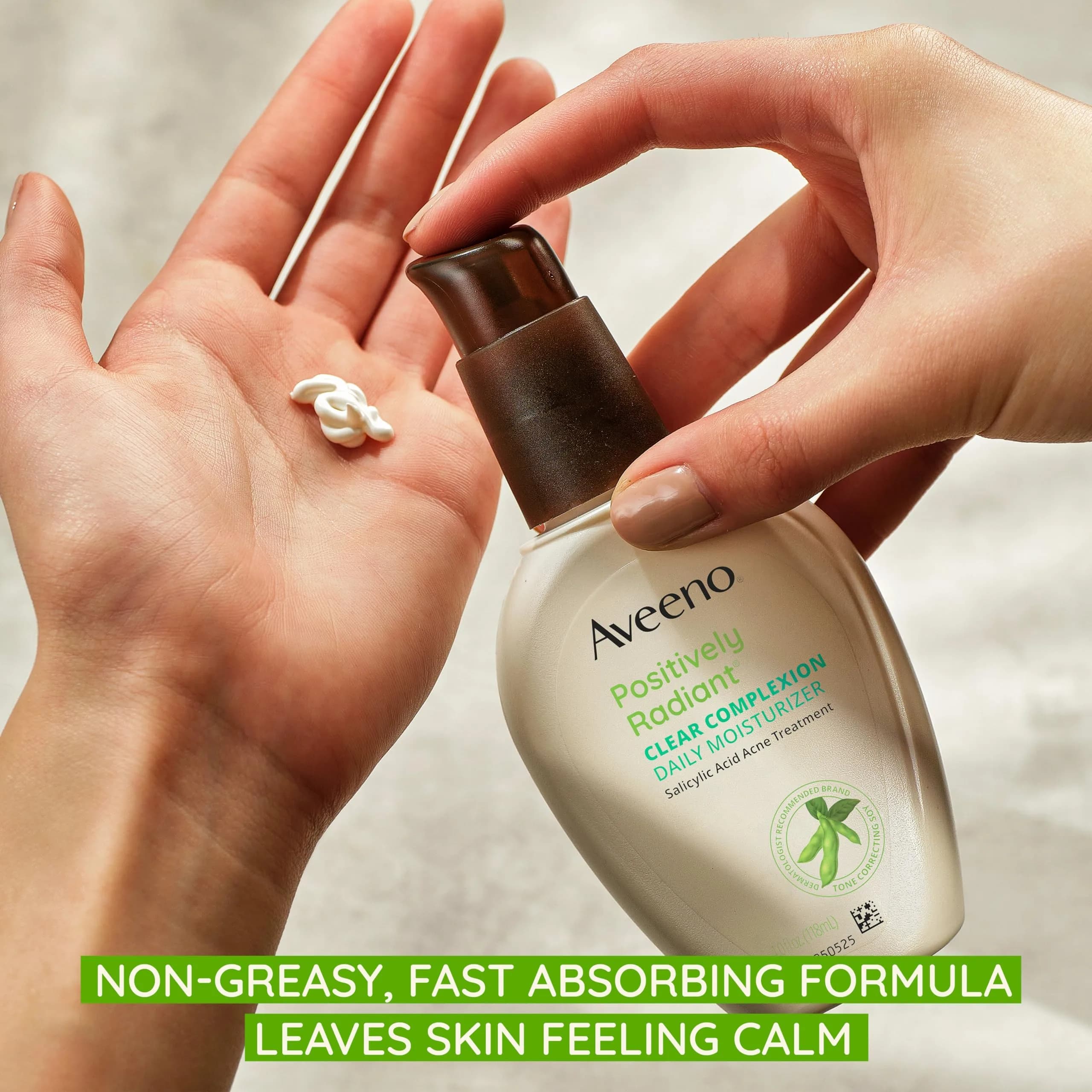 Aveeno Positively Radiant Clear Complexion Face Moisturizer 120ml (4 Fl Oz) | Acne Lotion for Oily & Sensitive Skin - view 3