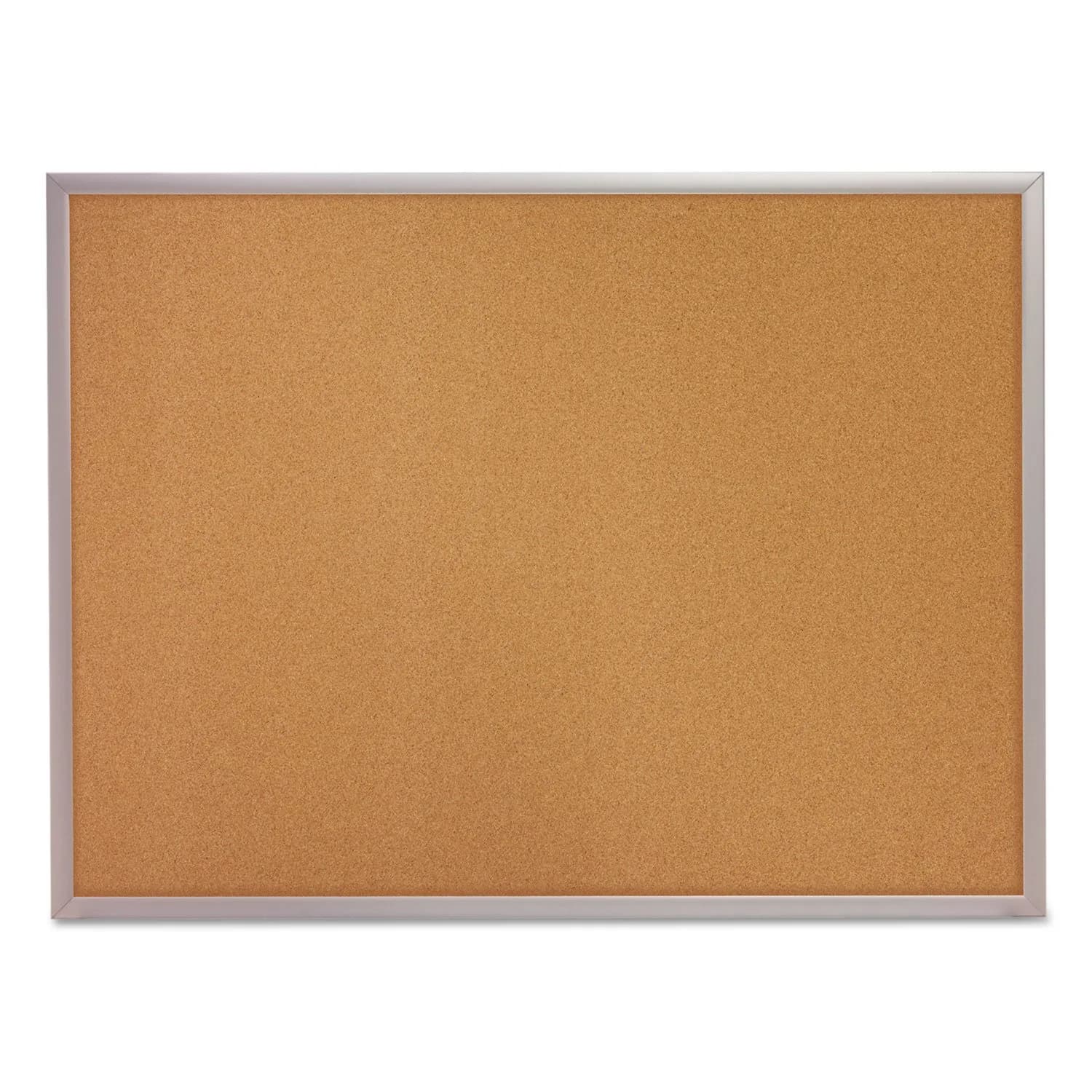 Quartet Cork Board 18" x 24" | Durable Bulletin Board with Aluminum Frame — Silver