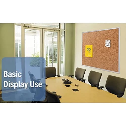 Quartet Cork Board 18" x 24" | Durable Bulletin Board with Aluminum Frame thumbnail 7