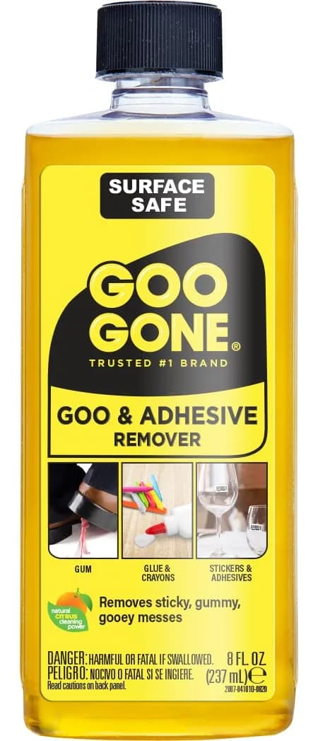 Goo Gone Adhesive Remover 8 Fl Oz (237 ml) | Citrus-Based Surface Safe Formula - main product image