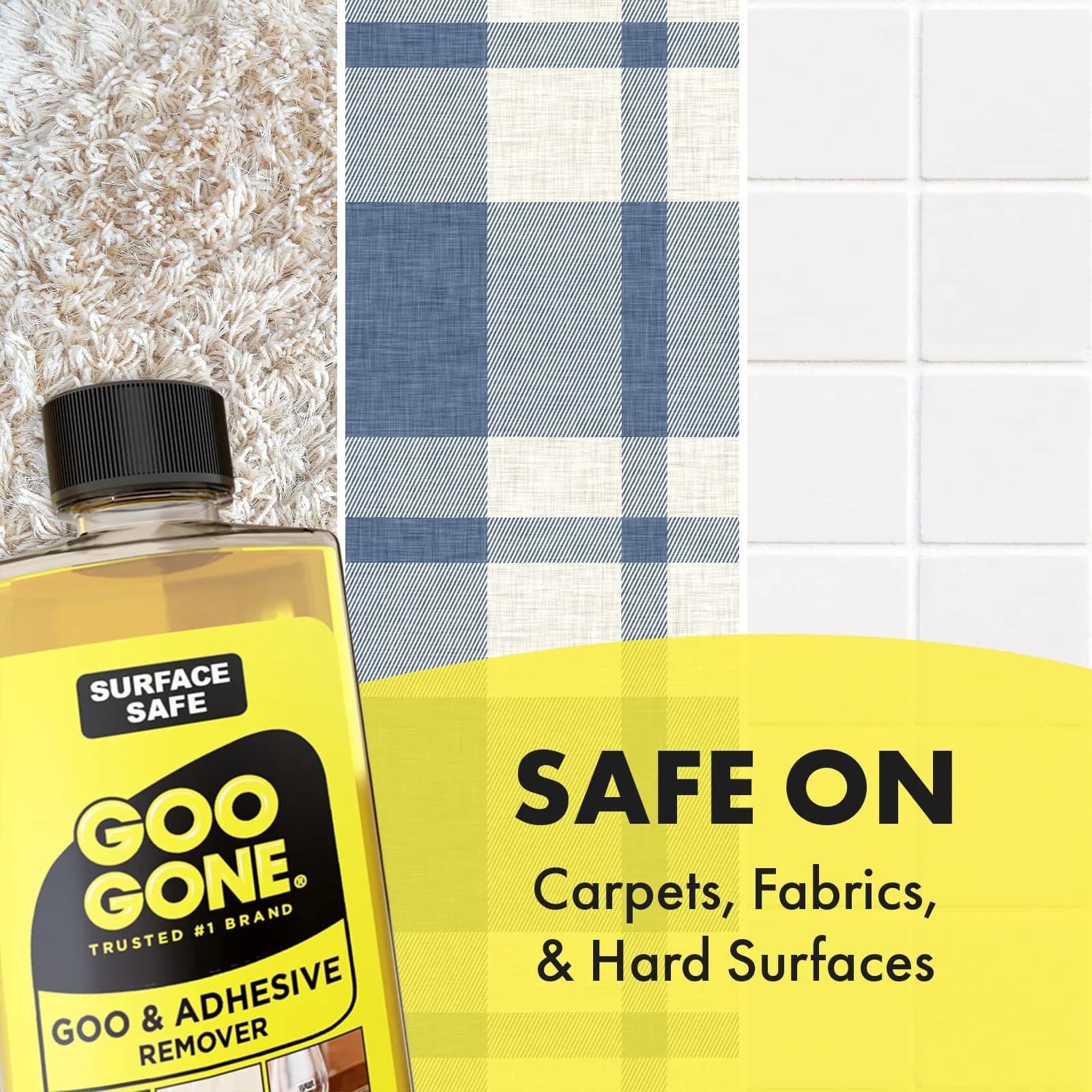 Goo Gone Adhesive Remover 8 Fl Oz (237 ml) | Citrus-Based Surface Safe Formula - view 3