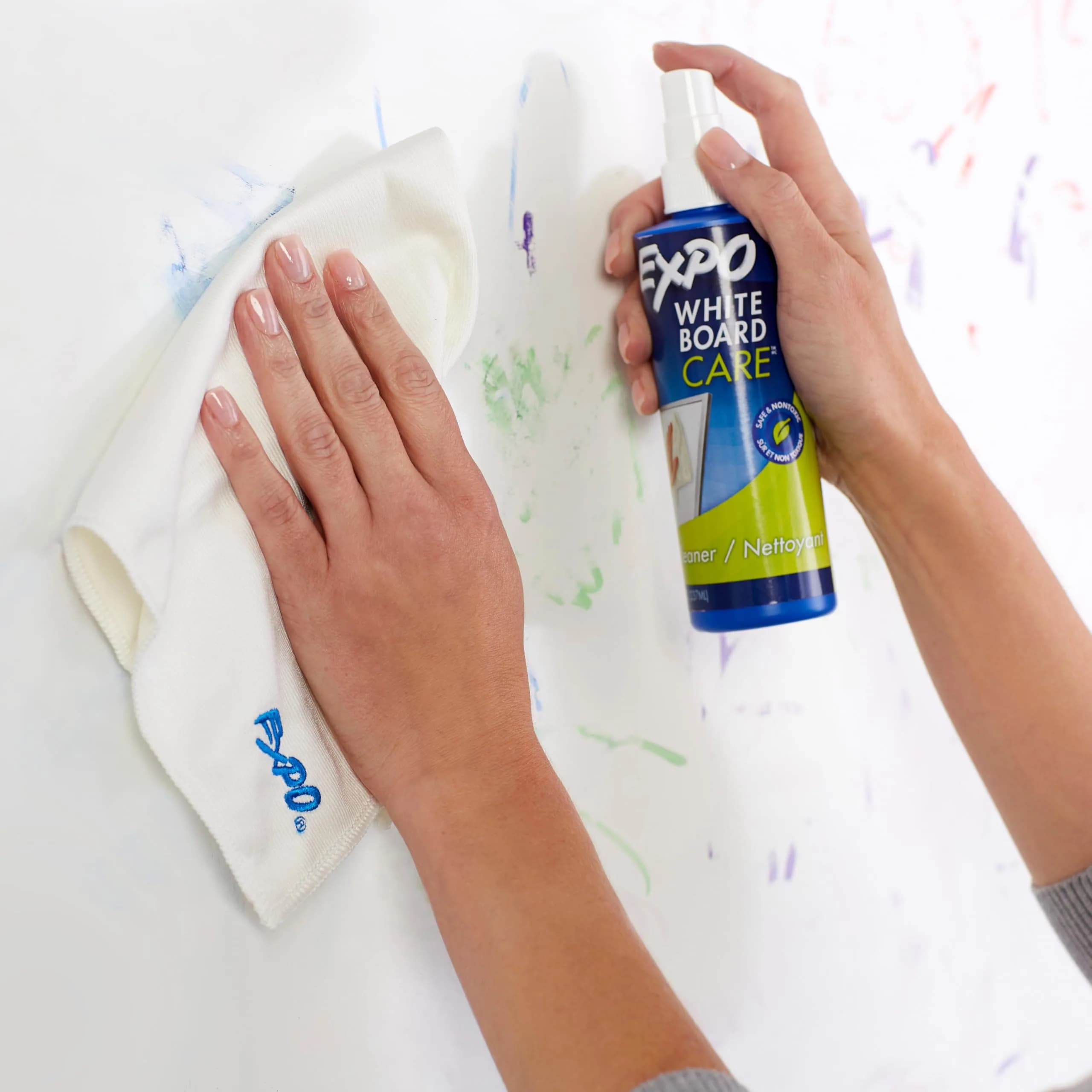 EXPO Dry Erase Whiteboard Cleaning Spray, 8 Ounce Bottle | Tackles Tough Marks and Ghosting - view 2