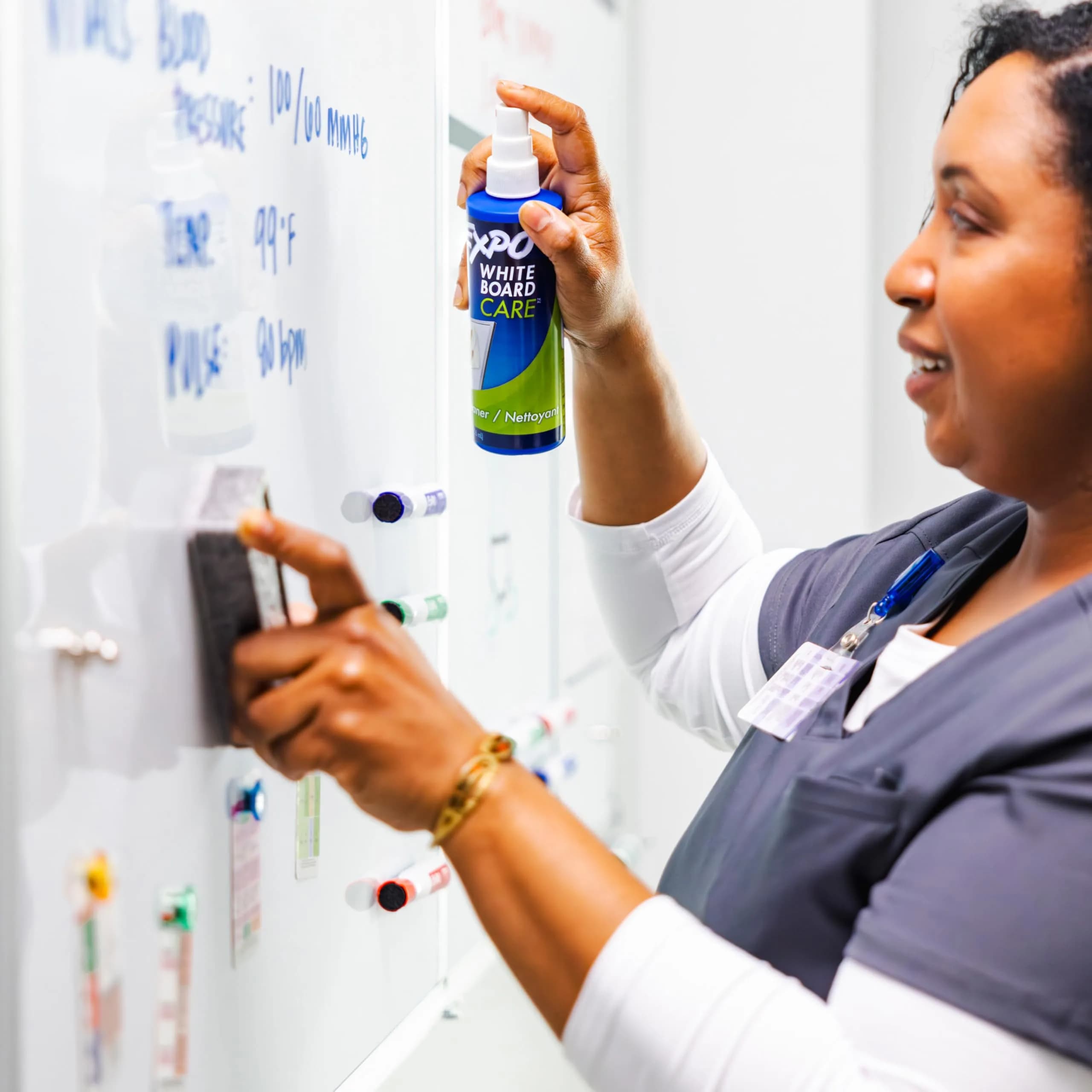 EXPO Dry Erase Whiteboard Cleaning Spray, 8 Ounce Bottle | Tackles Tough Marks and Ghosting - view 4