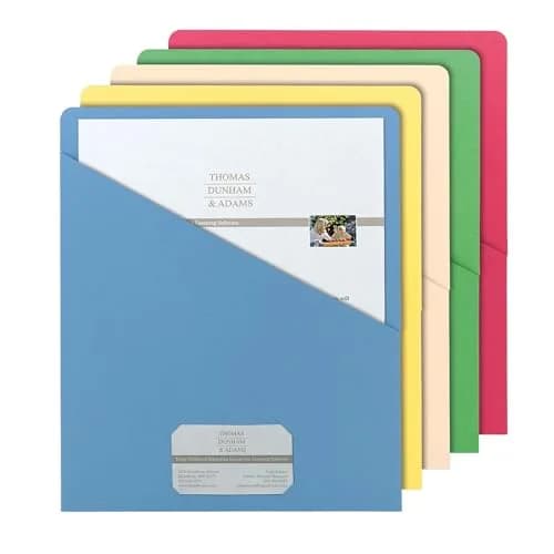 SMEAD File Jacket Letter Size Assorted Colors 25 Pack | Secure & Organized Document Storage thumbnail 5