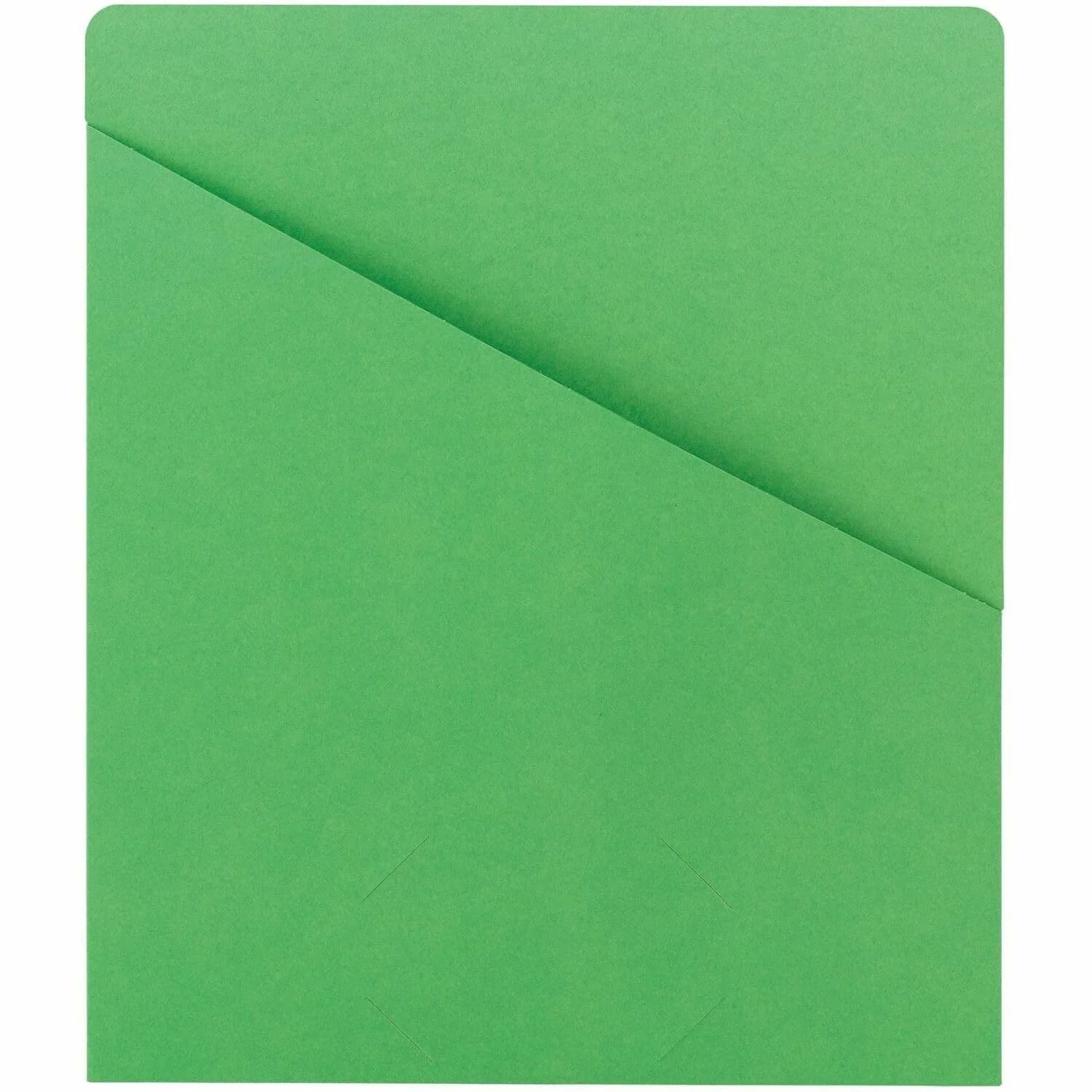 SMEAD File Jacket Letter Size Green Pack of 25 | Secure & Organized Document Storage — Pack of 25