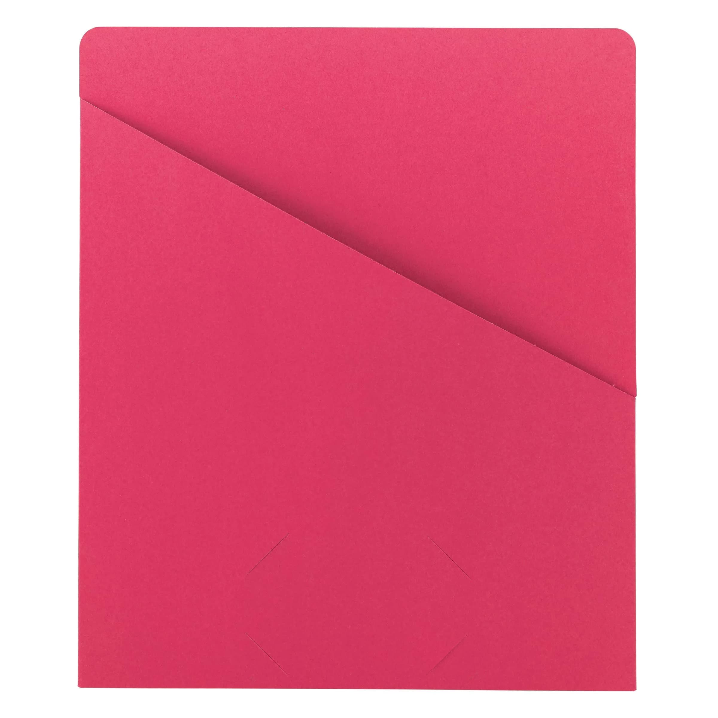 SMEAD File Jacket Letter Size Red | Secure & Organized Document Storage — Red