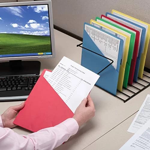 SMEAD File Jacket Letter Size Blue Pack of 25 | Secure & Organized Document Storage thumbnail 6