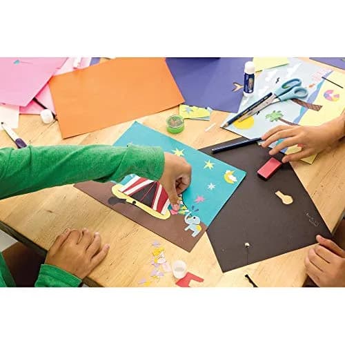 Tru-Ray Sulphite Construction Paper 12 x 18 Inches | Bright, Fade-Resistant, USA Imported for Art & Craft Projects thumbnail 7