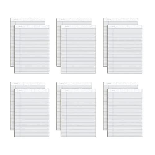 Tops Prism Writing Pads, 8-1/2" x 11-3/4" | Gray Legal Rule, 50 Sheets, 12 Pack thumbnail 1