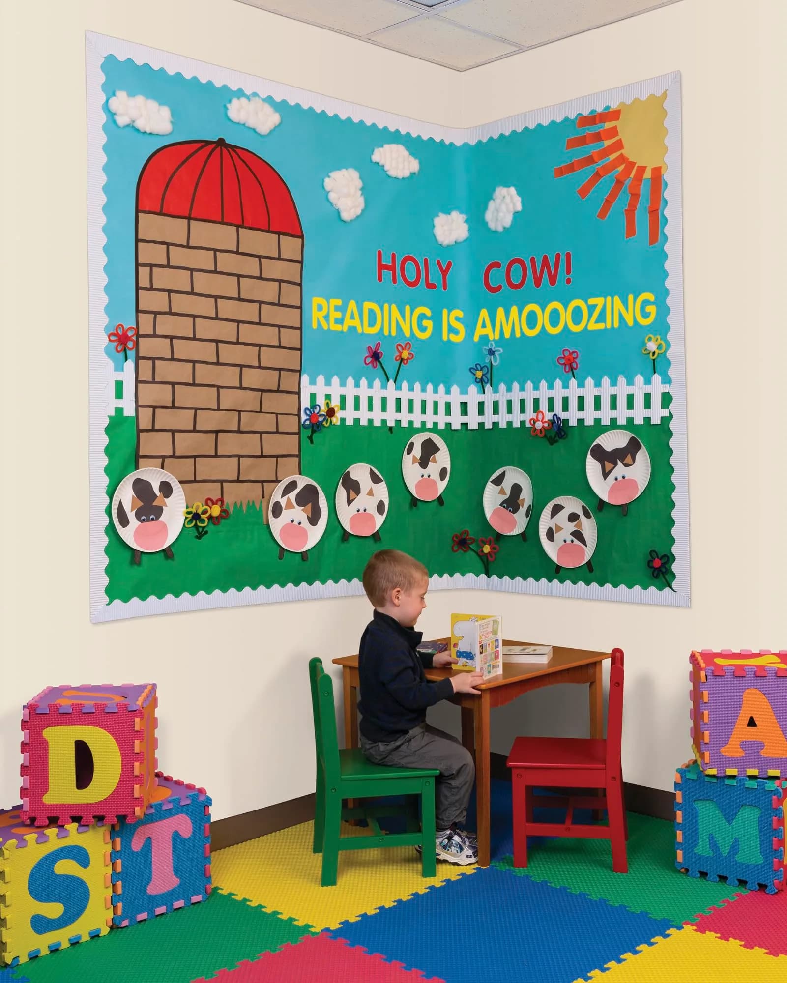 Fadeless Bulletin Board Paper Roll White 24 inches x 60 feet | Fade-Resistant Acid-Free Paper for Classroom Décor - view 2