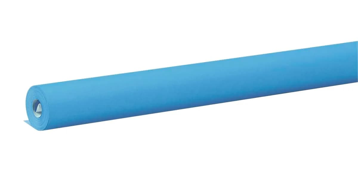 Fadeless Bulletin Board Paper Roll Brite Blue 60 ft (18.28 m) | Fade-Resistant Sulphite Paper for Classrooms - main product image