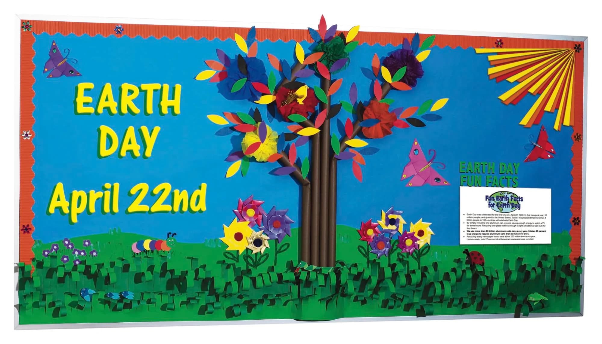 Fadeless Bulletin Board Paper Roll Brite Blue 60 ft (18.28 m) | Fade-Resistant Sulphite Paper for Classrooms - view 3