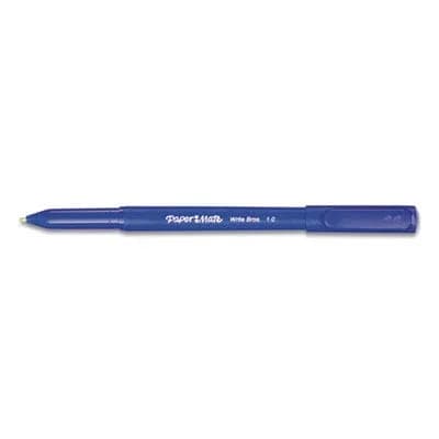 Paper Mate Write Bros. Ballpoint Pens, Medium Point (1.0mm), Blue, 12 Count | Smooth Ink, Sleek Design - view 4
