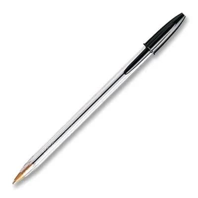 BIC Cristal Xtra Smooth Black Ballpoint Pens, Medium Point, 12-Count Pack | Smooth Ink Flow thumbnail 4
