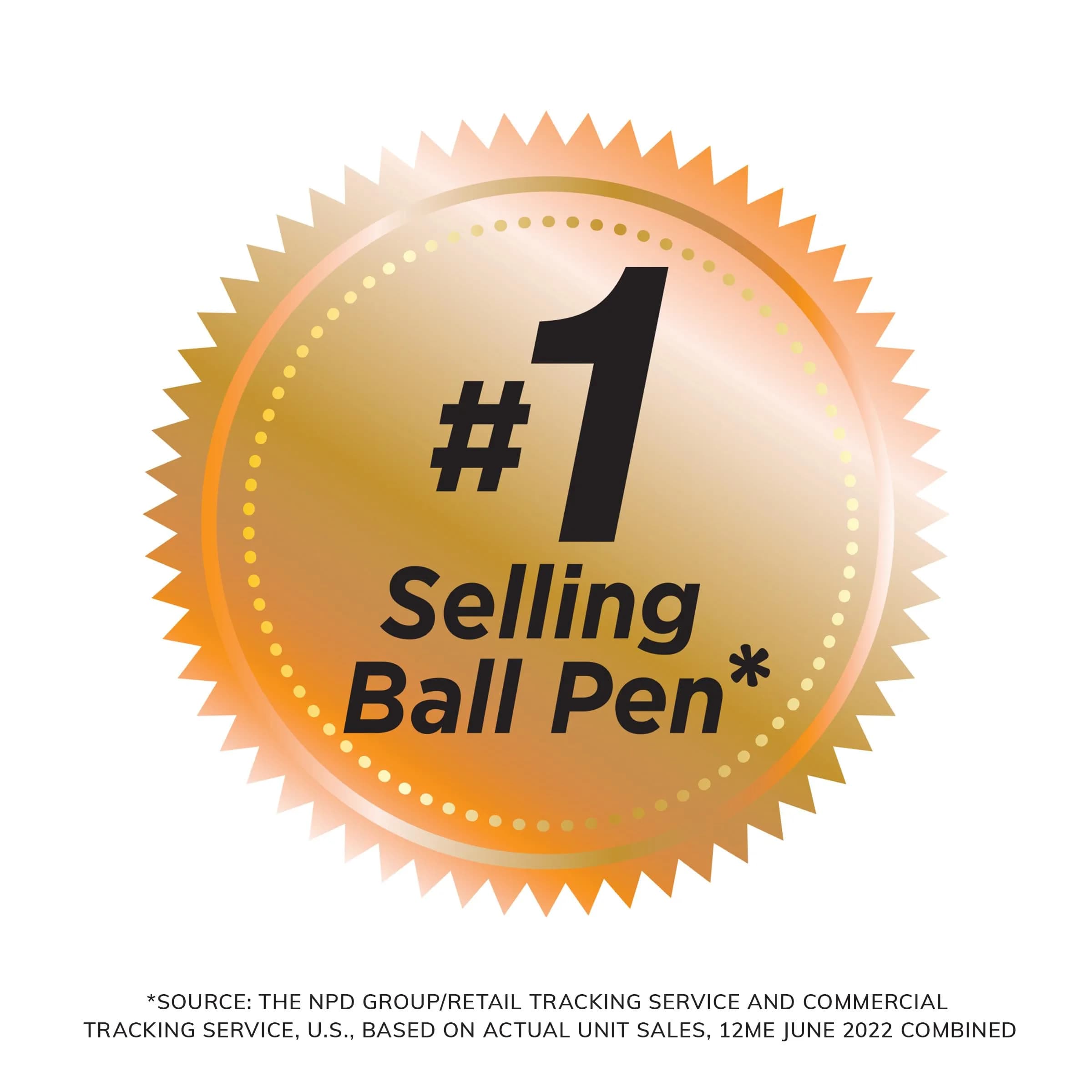 BIC Round Stic Xtra Precision Blue Ballpoint Pens 0.8mm (12-Count Pack) | Smooth Ink Flow - view 5