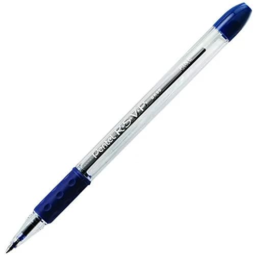 Pentel RSVP Ballpoint Pen, (0.7mm) Fine Line, Blue Ink | Long-lasting, USA-imported pen for extended writing thumbnail 2