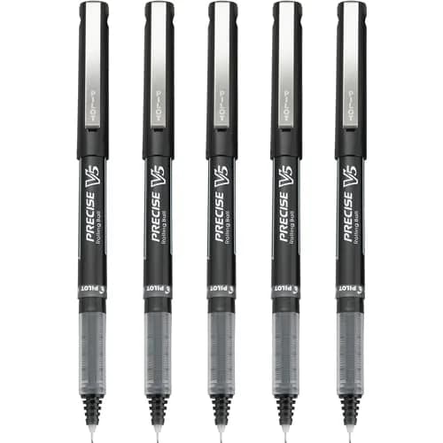 Pilot Precise V5, Extra Fine Point 0.5 mm Black Pens | Smooth, Accurate & Fade-Resistant thumbnail 6