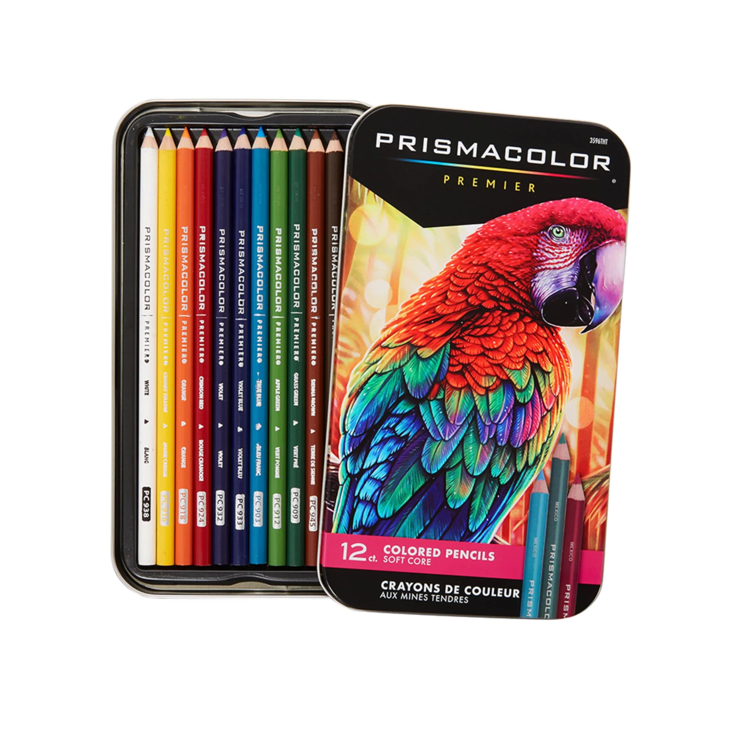 Prismacolor Premier Colored Pencils Soft Core 12 Count (0.21 fl oz) | Richly Saturated Pigments for Art & Crafts - main product image