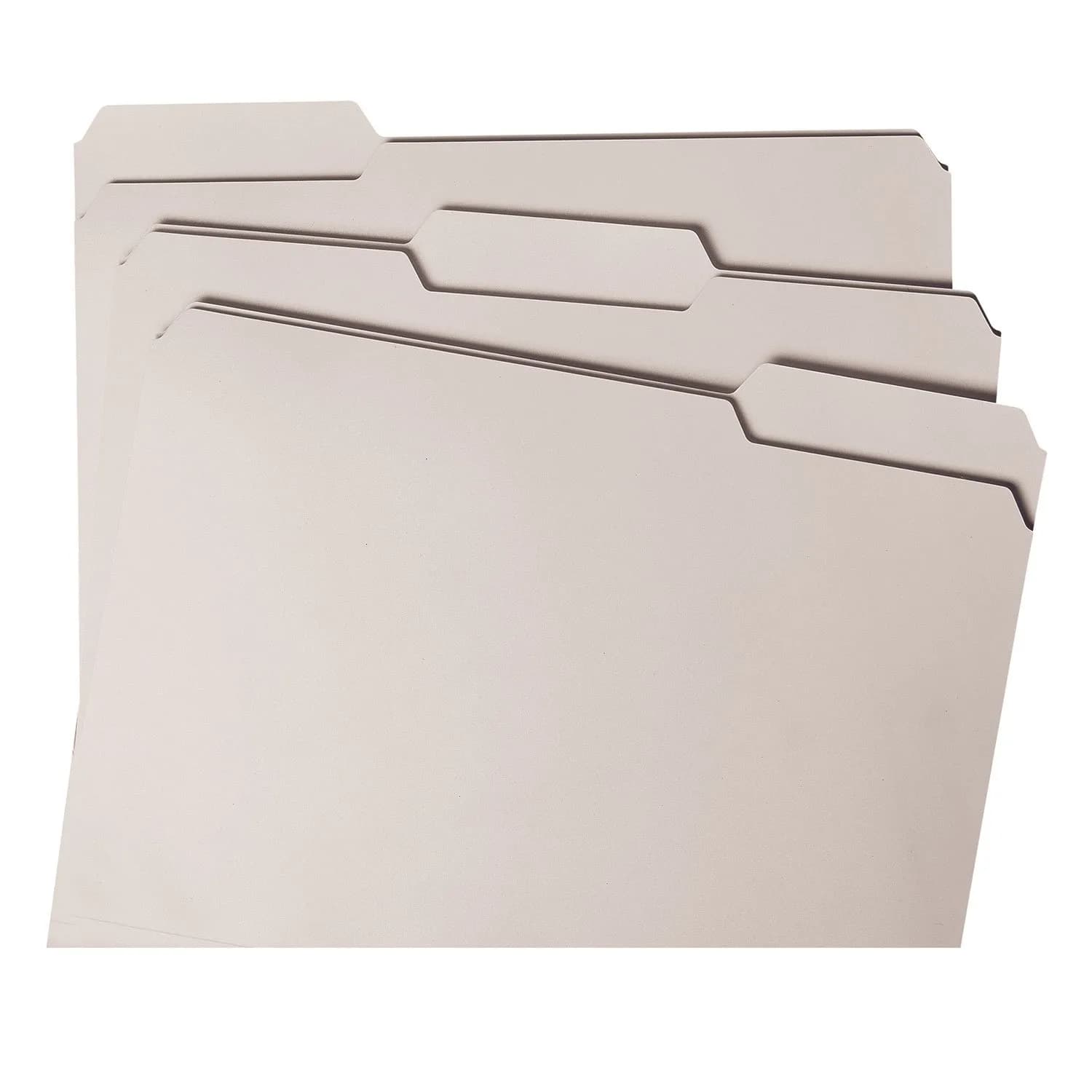 Smead Colored File Folders Gray 100 per Box (11.625 x 9.5 inches) | Organize Documents with 1/3-Cut Tabs - view 5