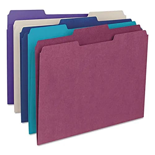 Smead Colored File Folders Gray 100 per Box (11.625 x 9.5 inches) | Organize Documents with 1/3-Cut Tabs thumbnail 6