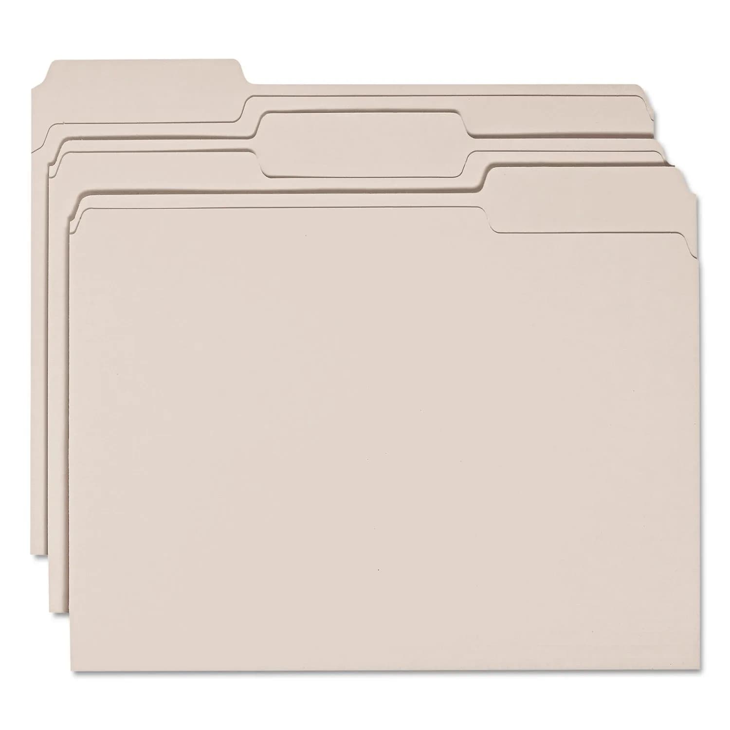 Smead Colored File Folders Gray 100 per Box (11.625 x 9.5 inches) | Organize Documents with 1/3-Cut Tabs - view 4