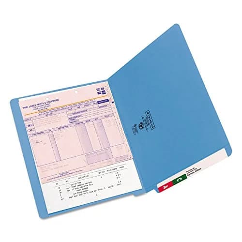 Smead End Tab File Folder, Shelf-Master Reinforced Straight-Cut Tab, Letter Size, Blue, 100 per Box | Industry Standard for Efficient Shelf Filing thumbnail 5