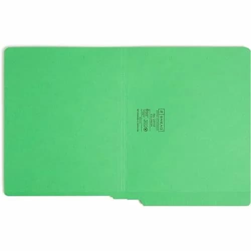 Smead End Tab File Folder, Shelf-Master Reinforced Straight-Cut Tab, Letter Size, Green, 100 per Box (25110) | Durable Filing for Offices thumbnail 6