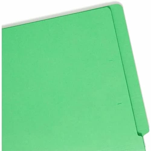 Smead End Tab File Folder, Shelf-Master Reinforced Straight-Cut Tab, Letter Size, Green, 100 per Box (25110) | Durable Filing for Offices thumbnail 7