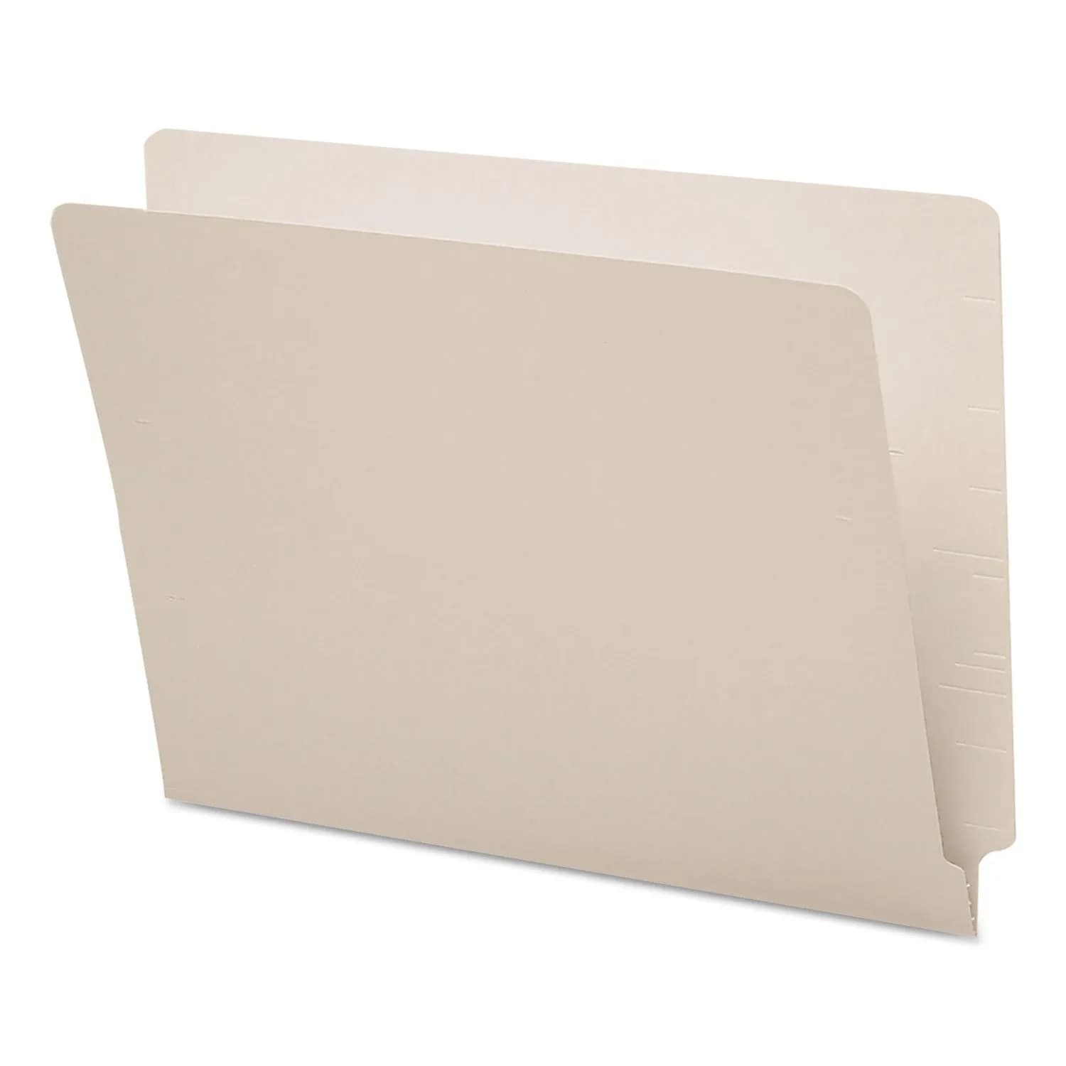 Smead Gray File Folders with Reinforced Tab, Letter Size, 100 per Box | Industry Standard for Efficient Shelf Filing - main product image