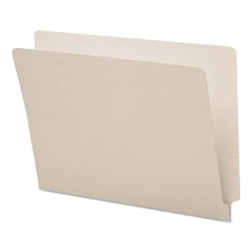 Smead Gray File Folders with Reinforced Tab, Letter Size, 100 per Box | Industry Standard for Efficient Shelf Filing thumbnail 1