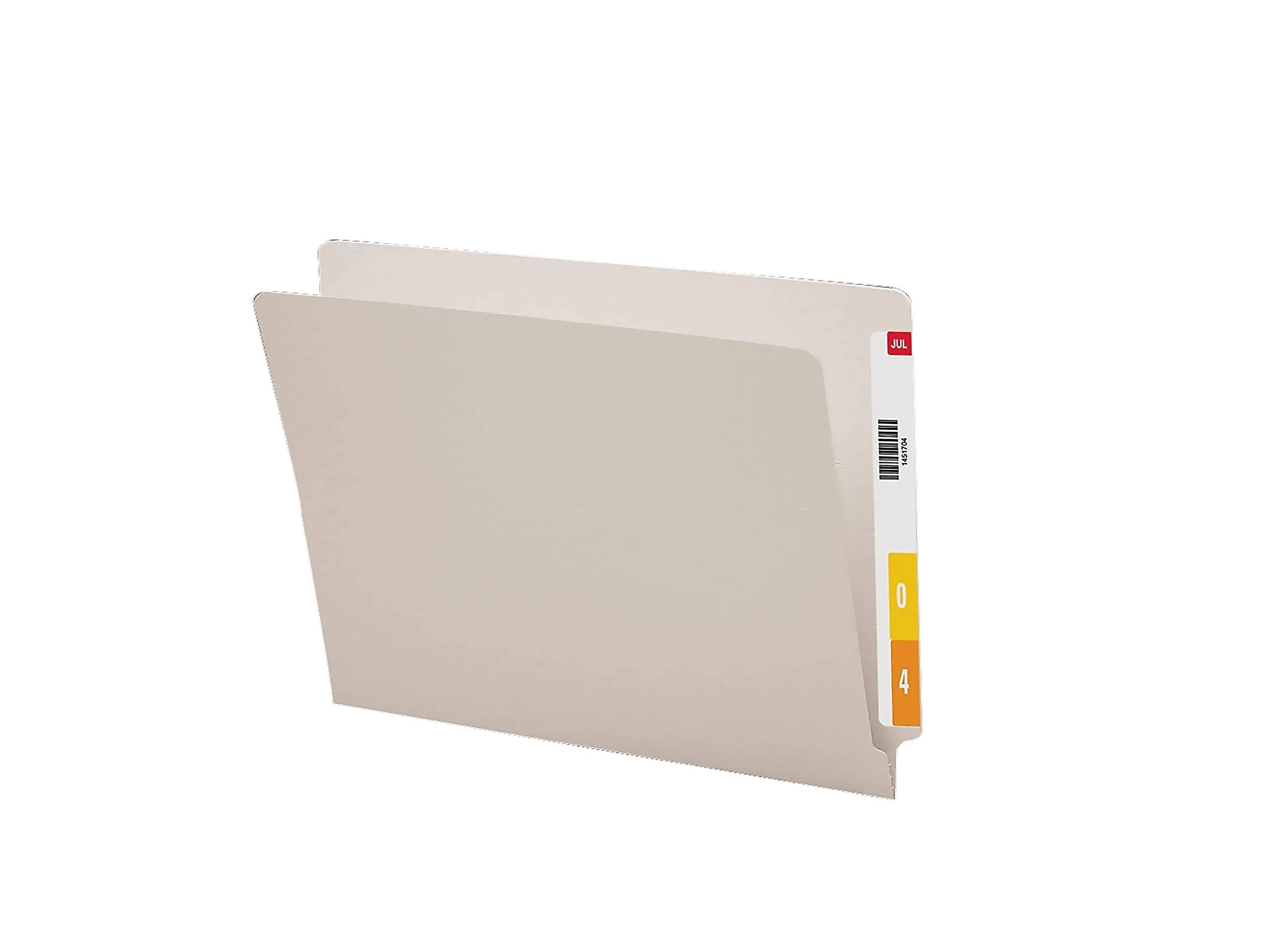Smead Gray File Folders with Reinforced Tab, Letter Size, 100 per Box | Industry Standard for Efficient Shelf Filing - view 2