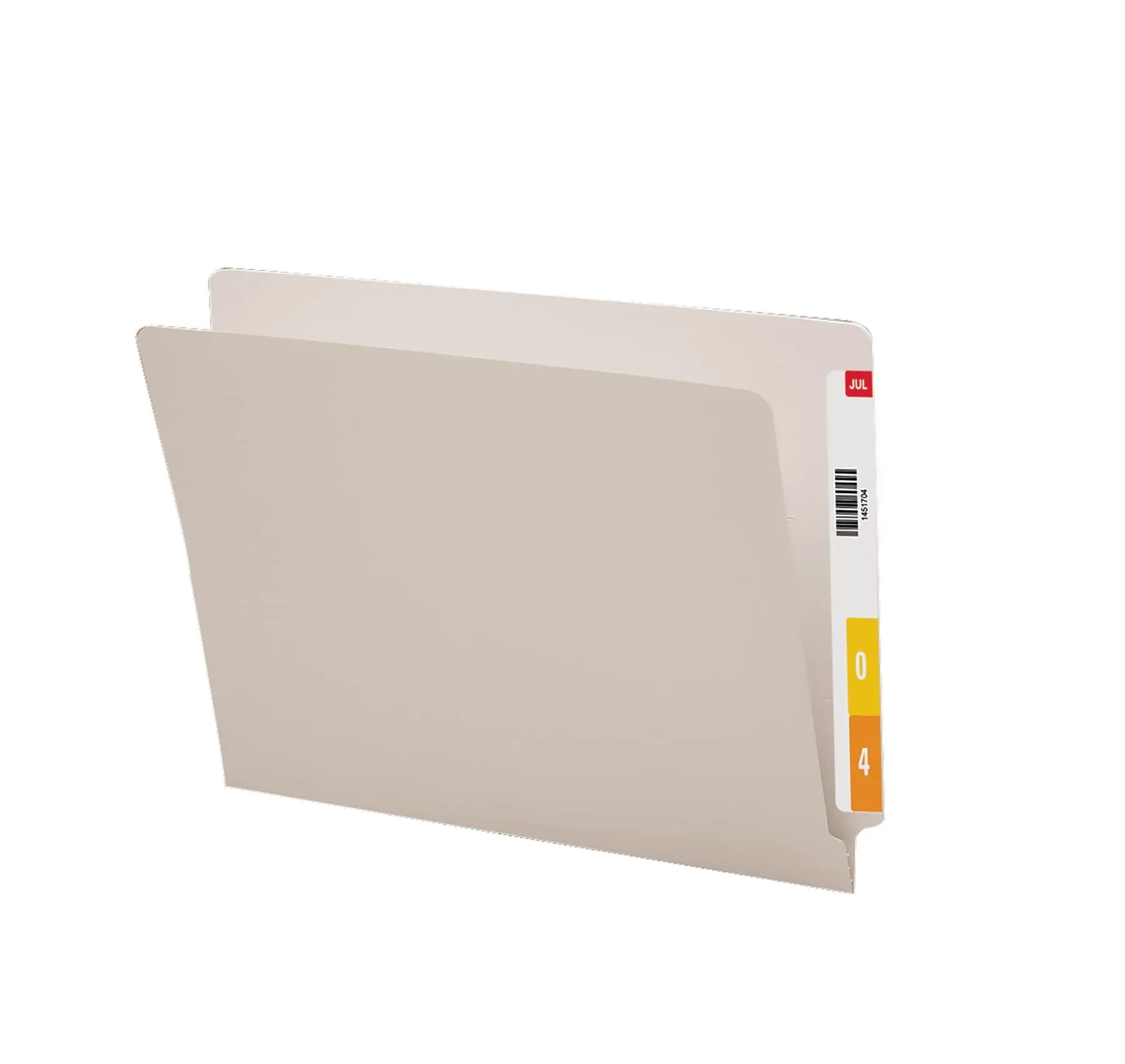 Smead Gray File Folders with Reinforced Tab, Letter Size, 100 per Box | Industry Standard for Efficient Shelf Filing - view 4