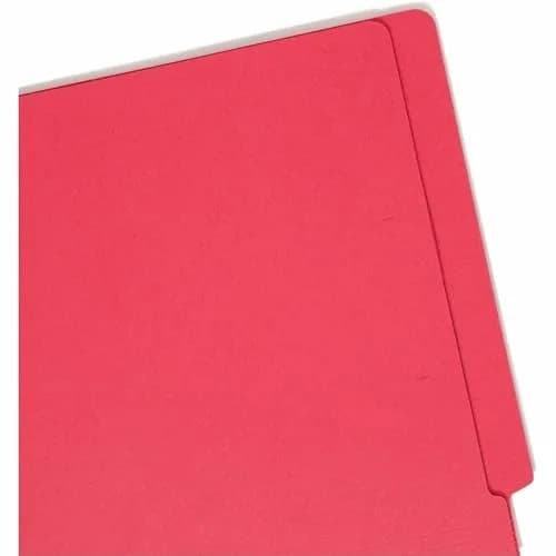 Smead End Tab File Folder, Shelf-Master Reinforced Straight-Cut Tab, Letter Size, Red, 100 Per Box | Industry Standard for Efficient Shelf Filing thumbnail 4
