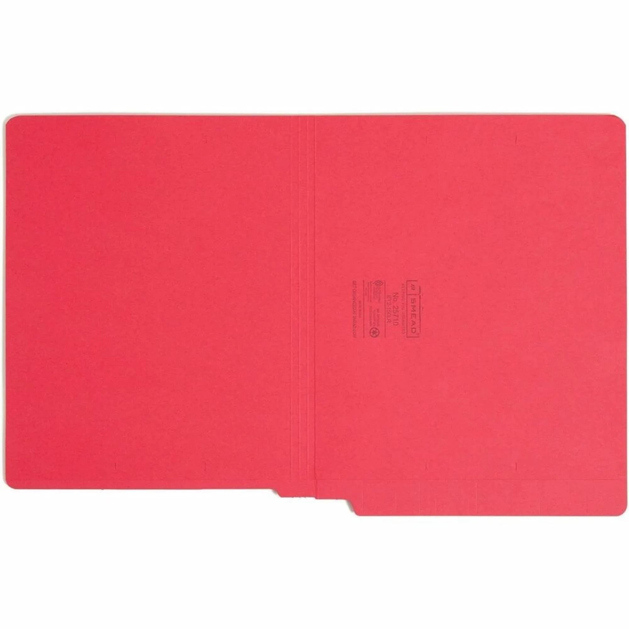 Smead End Tab File Folder, Shelf-Master Reinforced Straight-Cut Tab, Letter Size, Red, 100 Per Box | Industry Standard for Efficient Shelf Filing - view 6