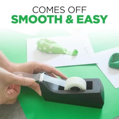 Scotch Classic Desktop Tape Dispenser Black 2.7 in. x 2.7 in. x 6.4 in. | Weighted Base for One-Handed Use thumbnail 5