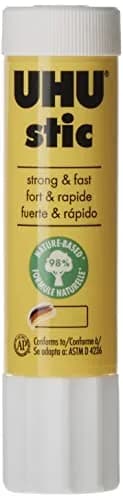 Saunders UHU Stic Permanent Glue Stick 0.74 Oz | Dries Clear, Acid-Free, Photo-Safe thumbnail 1