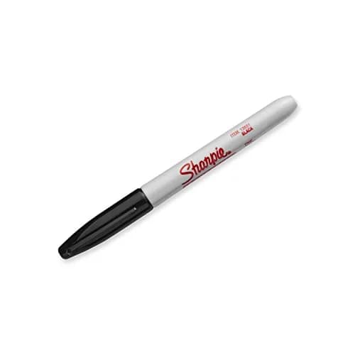 Sharpie Industrial Permanent Markers, Fine Point, Black, Box of 12 | Withstands 500F Heat thumbnail 3
