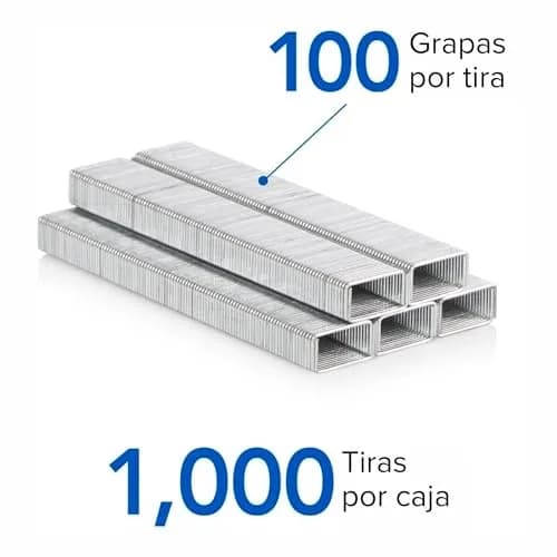 Rexel Heavy Duty Staples 3/8" Length | 60 Sheet Capacity, 100/Strip, 1000/Box thumbnail 4